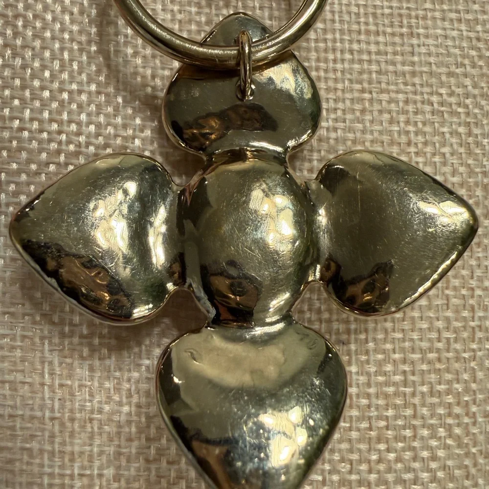 💋CHANEL Pearl and Black Pendant‎ Necklace